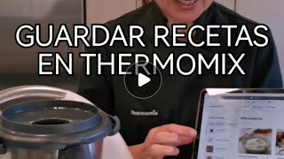 GUARDAR RECETAS EN COOKIDOO RECETARIO DE THERMOMIX paso a paso [upl. by Fabiano204]