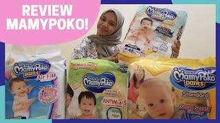 Review Mamypoko  Standard Extra Dry Airfit  Diapers Review Malaysia [upl. by Leonore]