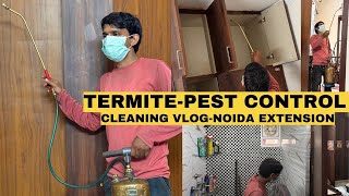 Pest amp Termite Control Service in Greater Noida West  Noida Extension  Emenox La Solara flats [upl. by Aenat]