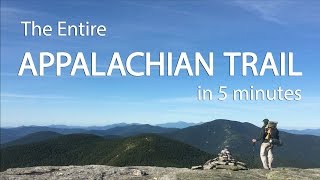 The Entire Appalachian Trail in 5 Minutes [upl. by Atinar]