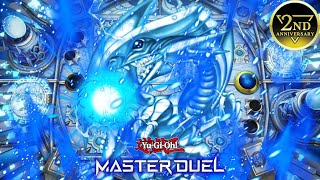 2nd Anniversary Using Classic BlueEyes White Dragon In My BlueEyes Deck YuGiOh Master Duel [upl. by Castle]