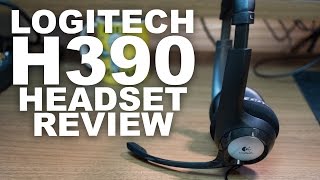 Logitech Clear Chat Comfort H390 USB Headset Review  Test [upl. by Ehud]