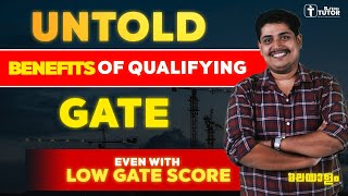 GATE Benefits Even with Low Score  BTech Tutor  Malayalam  2024 [upl. by Sprung129]