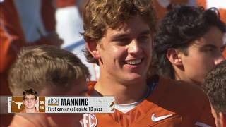 Arch Manning throws his FIRST TD pass of his career Texas fans ERUPT 😤  ESPN College Football [upl. by Koval]