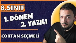 8Sınıf Matematik 1Dönem 2Yazılı  Çoktan Seçmeli [upl. by Saretta]