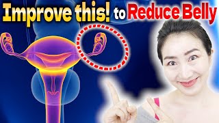 Improving Blood Flow of Ovaries Reduces Bulging out Belly and Balances Menopause Hormones [upl. by Dwayne]