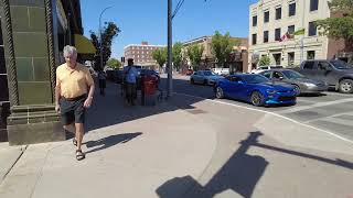 Walking Downtown Moose Jaw 4K  Saskatchewan Canada [upl. by Eelano114]