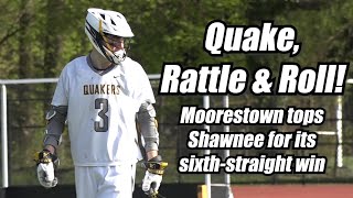 Moorestown 12 Shawnee 6  HS Boys Lacrosse  Cole Pitcher 3 Goals  3 Assists [upl. by Llennol956]