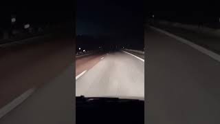 HIGHWAY SWEDEN MARIEFRED TO NYKVARN BY NIGHT sweden highway carride night [upl. by Lanaj]