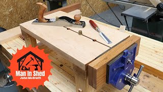 Mini Workbench part 1 making a hand tool workbench with a vice [upl. by Nednil]