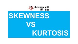 Skewness VS Kurtosis  Descriptive Statistics  Statistics and Data Analysis [upl. by Lizned]