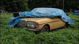 Starting MercedesBenz w123 240D After 14 Years  Test Drive [upl. by Carena]