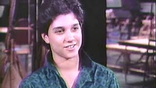 Ralph Macchio Karate Kid Crossroads Movie Promo1984 1985 Justine Bateman interviews Ralph [upl. by Kegan]