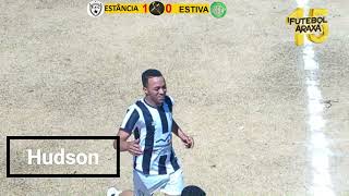 010924  Gols de Estância 4 x 1 Estiva [upl. by Imehon]