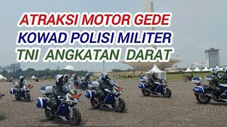 PARADE PATWAL MOTOR GEDE KOWAD POLISI MILITER [upl. by Anitsirt]