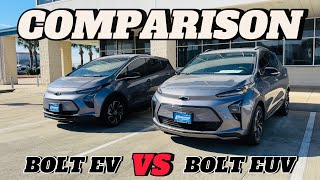 2024 BOLT EV VS BOLT EUV FULL COMPARISON [upl. by Ailsun]