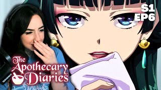 MAOMAO REALLY LOVES POISON  The Apothecary Diaries Episode 6 Reaction [upl. by Novyert]