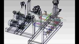 Gas Turbine Inlet Air Fogging Pump Skid With Variable Speed Pumps [upl. by Antonietta]