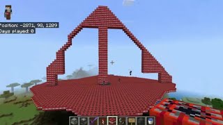 me and my friend create an atomic bomb in Minecraft minecraft minecraftexperiments [upl. by Yesima]