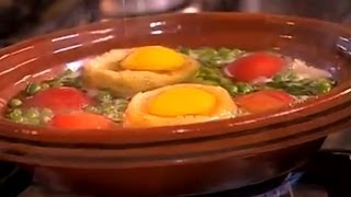 Choumicha amp lOeuf Marocain Tajine de petits pois et dartichauts aux oeufs Ep 25 [upl. by Gehlbach]