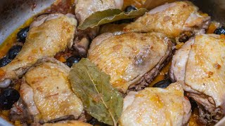 Pollo alla cacciatora La ricetta di pollo più amata in Italia fai questa ricetta deliziosa [upl. by Ettevets]