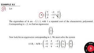 3 Eigenvalues and Eigenvectors Examples Part 3 [upl. by Dnallor]