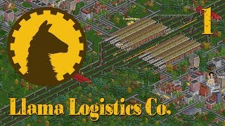 Llama Logistics Co  Episode 1 OpenTTD [upl. by Cassius824]