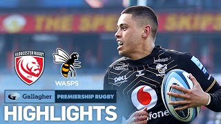 Gloucester v Wasps  HIGHLIGHTS  Explosive Secondhalf in Huge Win  Gallagher Premiership 202122 [upl. by Noah]