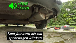 Gratis je auto uitlaat luid maken 285 [upl. by Adnarym171]