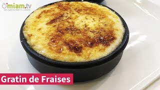 GratinSabayon de Fraises  Recette dÉté Facile amp Rapide [upl. by Elberfeld]