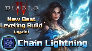 Chain Lightning Starter  Best Sorcerer Leveling Build for Patch 111 Season 1  Diablo 4 [upl. by Nitsu]