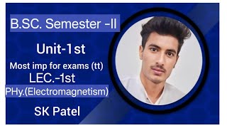 Bsc semester II Electromagnetism Phy term test most questions rrbmu rrcollege [upl. by Zobkiw393]