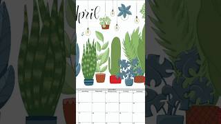 Calendar Design with Procreate illustration digitalpainting [upl. by Namara]