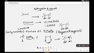 Hydroxylation of alkenes [upl. by Olegnaleahcim]