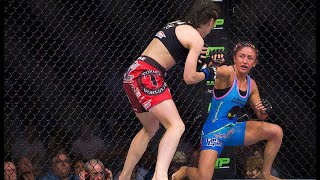 Joanna Jędrzejczyk vs Carla Esparza highlights [upl. by Merrielle]