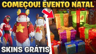 Natal chegou Itens GRÁTIS  Martelo Mítico  Fortnite Capítulo 4 [upl. by Orrocos]