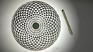 How To Draw ✎ Geometric EYE  DearingDraws [upl. by Pisarik]