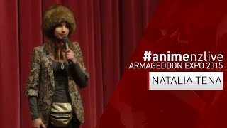 Armageddon Expo 2015 AUCKLAND  Sunday  Natalia Tena animenzlive [upl. by Ettezel]