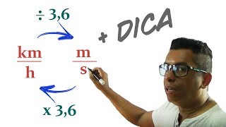 Como transformar kmh em ms  Passo a passo  Dica para fazer mais rápido [upl. by Wesle]