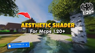 Best Aesthetic Shaders Minecraft PE 120  Render Dragon Mcpe Shaders 12072 [upl. by Coop730]