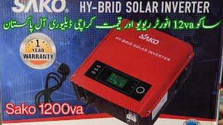 Sako 1200va Inverter Price amp Review Karachi  Sako Hybrid Inverter Pakistan [upl. by Neehsuan]