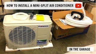 How to Install a MiniSplit Air Conditioner  AC  Heat Pump  Air Conditioning [upl. by Bannasch193]