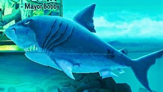 MEGALODON BITE JURASSIC ERA  HUNGRY SHARK EVOLUTION PRO  MEGA SHARKS [upl. by Rosalinde]