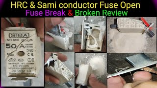 how to fuse in blown fuse break amp broken review HRC Semiconductor 50A fuse open review Hvac fuse [upl. by Balsam]