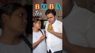 My Sister Vs Me  Who will make the best Boba Tea loser will have to drink Karela ka Juice shorts [upl. by Anecuza]