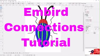 Embird Studio Tutorial How to make Beginner Embroidery Connections😱 [upl. by Aurlie]