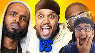 REACTING TO EPIC 1V1 RAP BATTLE  DARKEST MAN V SPECS comedy [upl. by Legin]