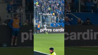 bayerleverkusen leverkusen hoffenheim bundesliga boniface football fy fyp celebration fun [upl. by Ardaed]