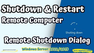 How to Restart or Shutdown a Computer Remotely [upl. by Eugenius]