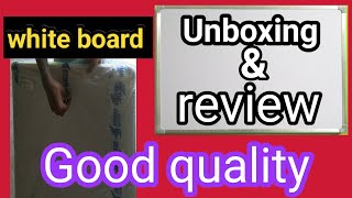 white board good quality  white board size  white board Unboxing  Unboxing And review [upl. by Arenahs]